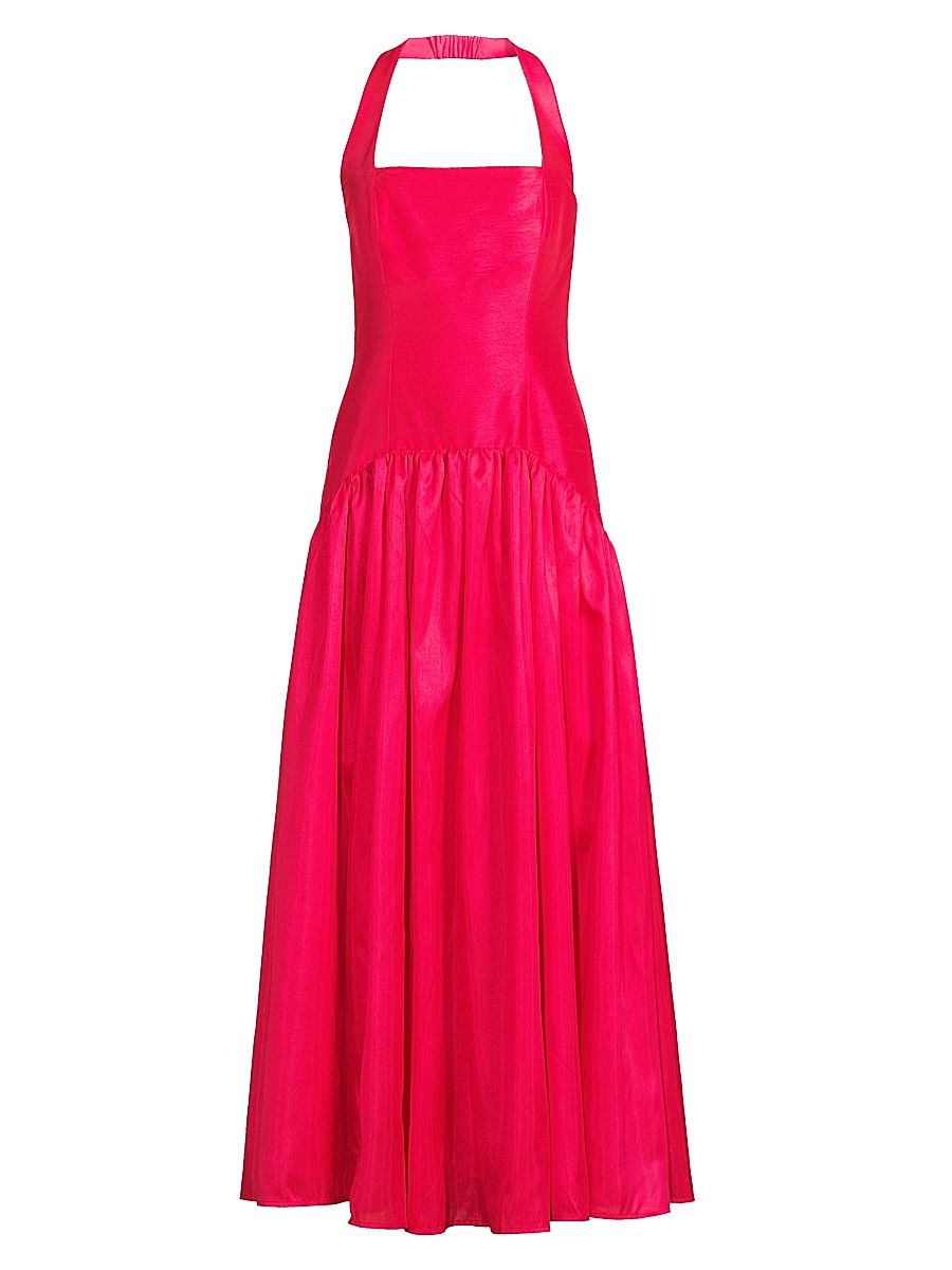 Women's Chandler Halterneck Maxi Dress - Berry Pink - Size 2