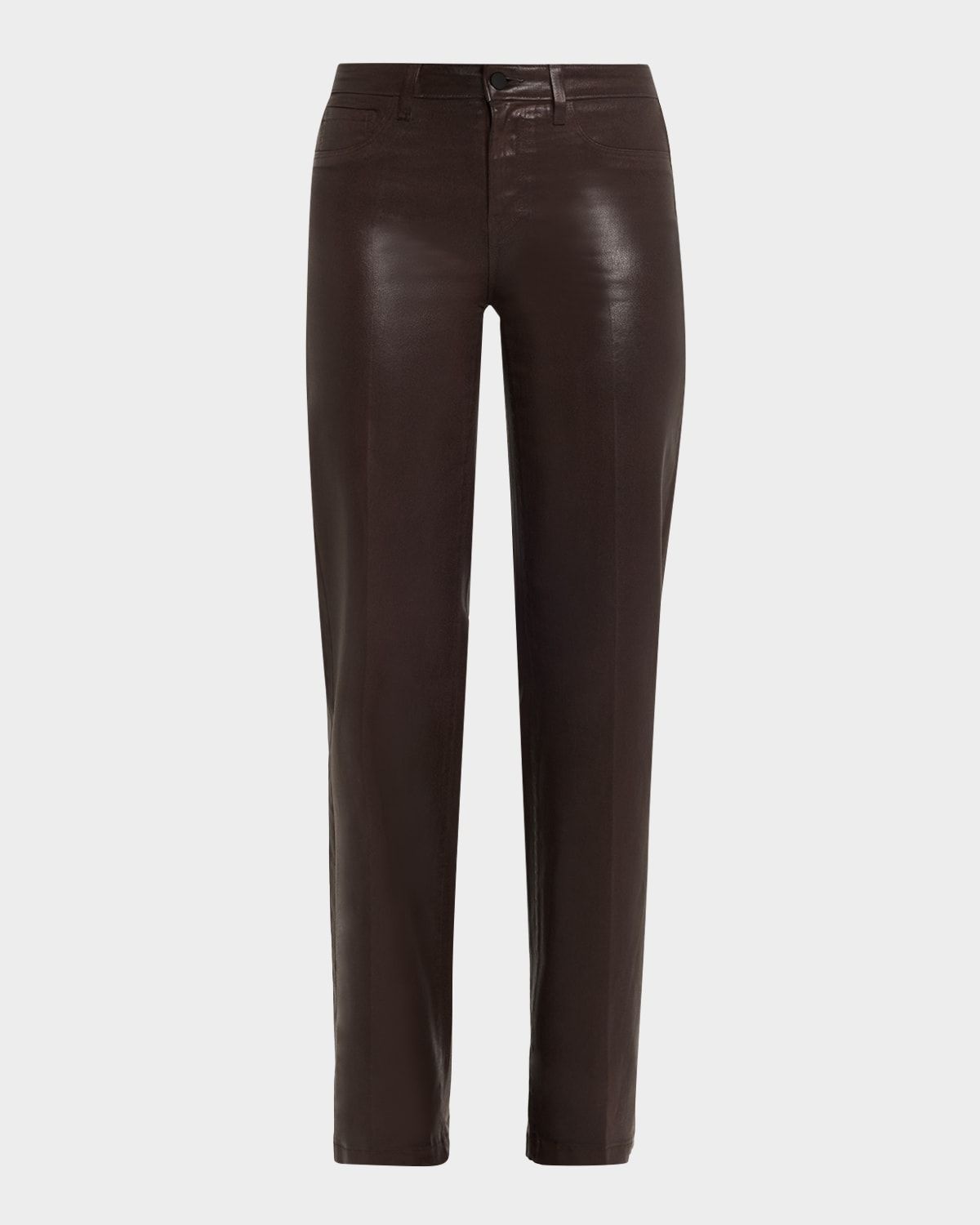 Clayton High-Rise Coated Wide-Leg Jeans - Exclusive