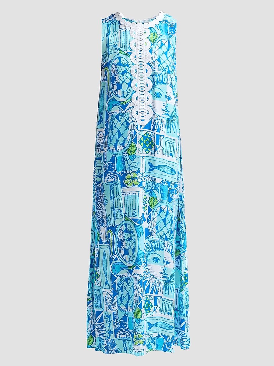 Women's Iris Harlillyquin Maxi Dress - Mint Condition Oversized - Size 16