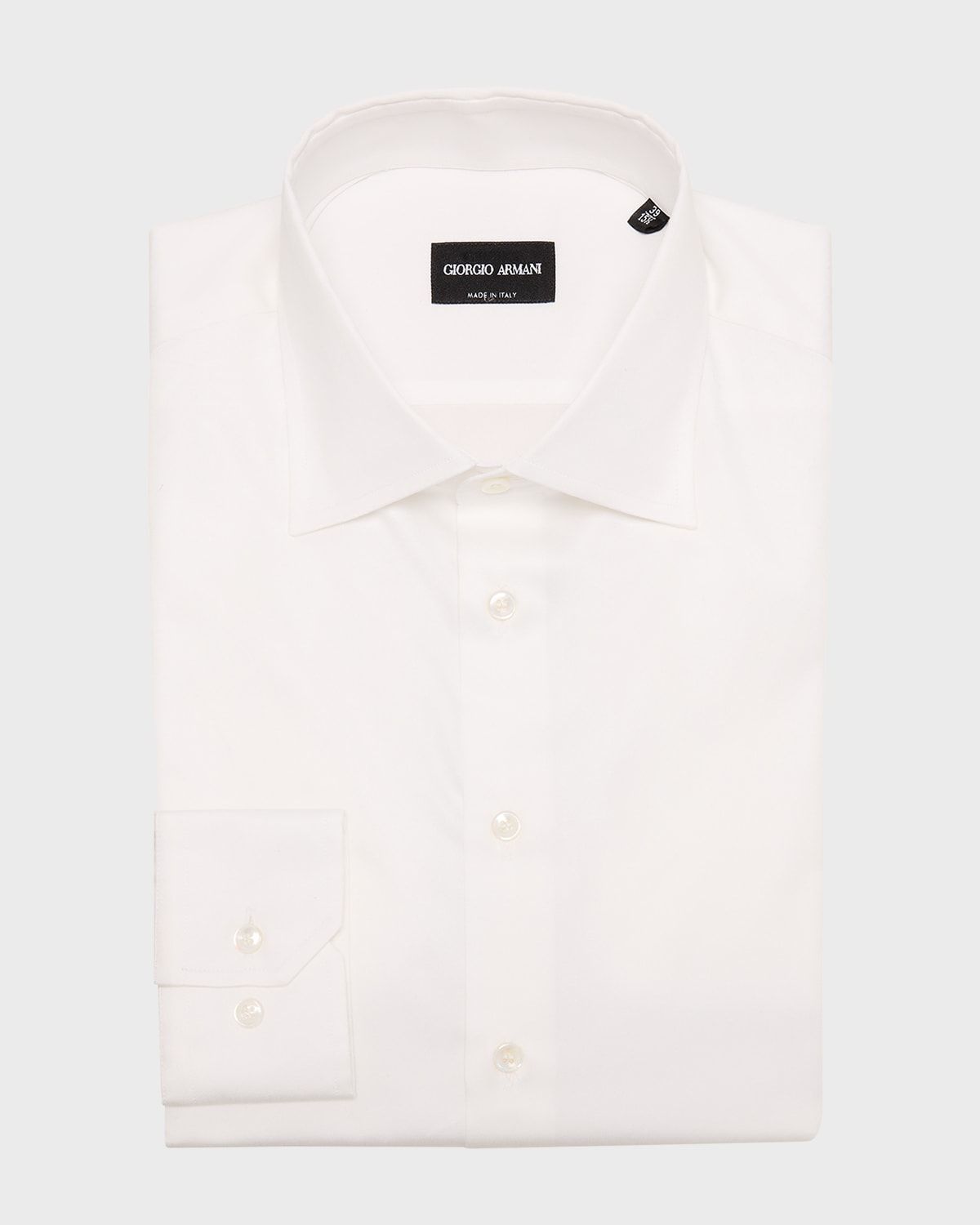Men & apos;s Solid Cotton Dress Shirt