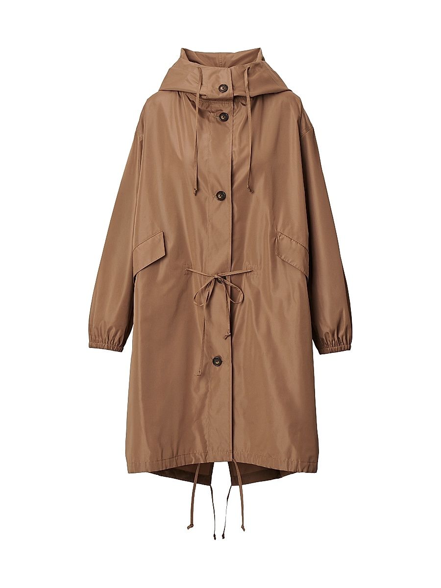 Women's Declan Oversized Parka Jacket - Camel - Size XL