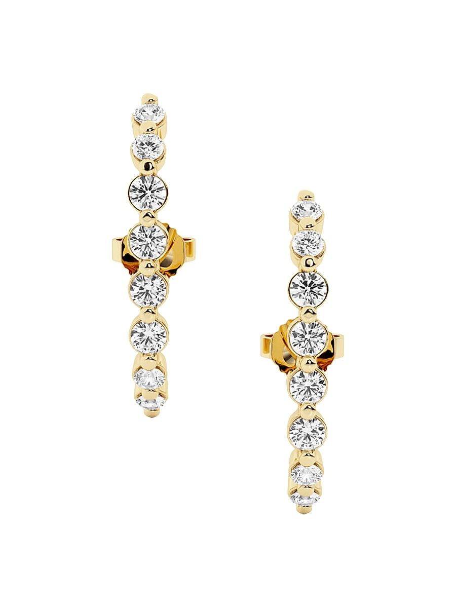Women's Ethereal 14K Yellow Gold & 0.65 TCW Lab-Grown Diamond Suspender Earrings