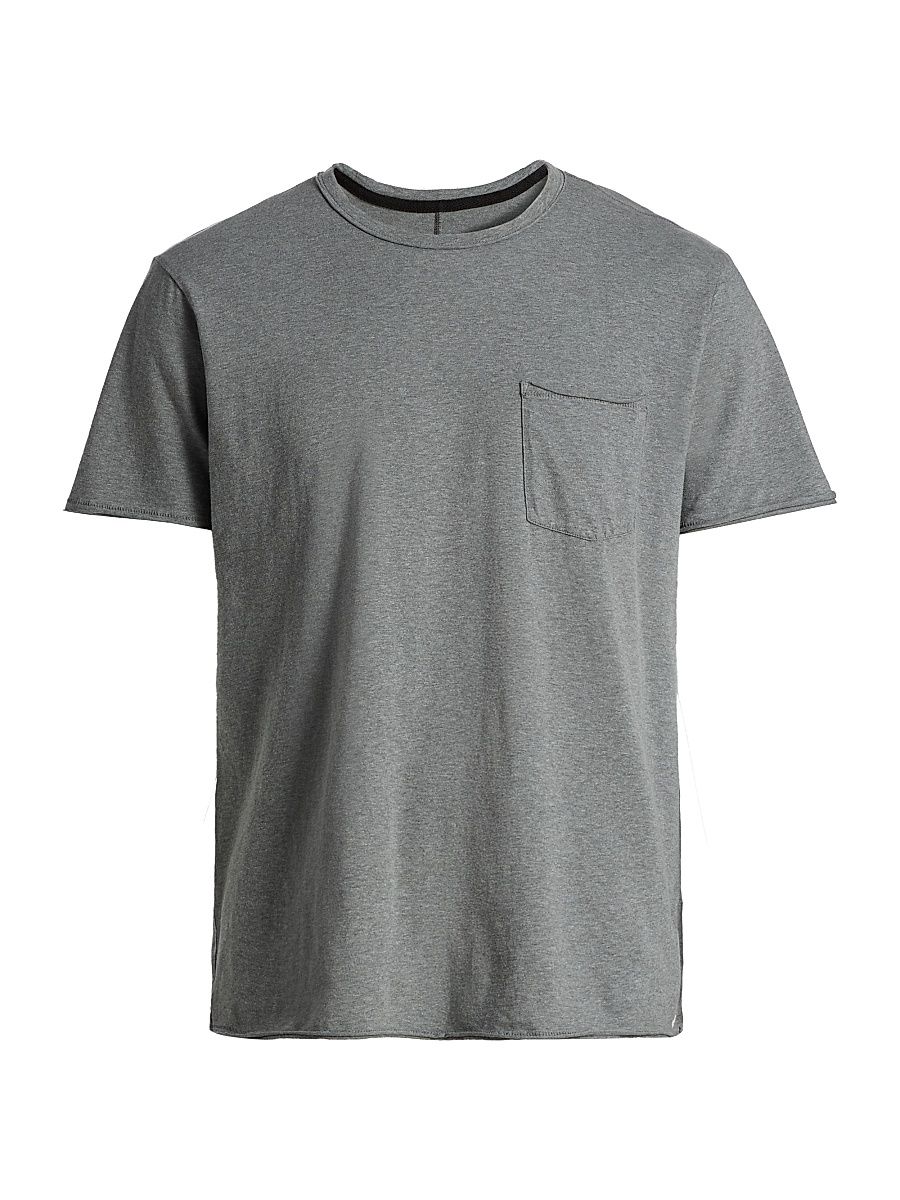 Men's Miles Melange Pocket T-Shirt - Heather Charcoal - Size XXL