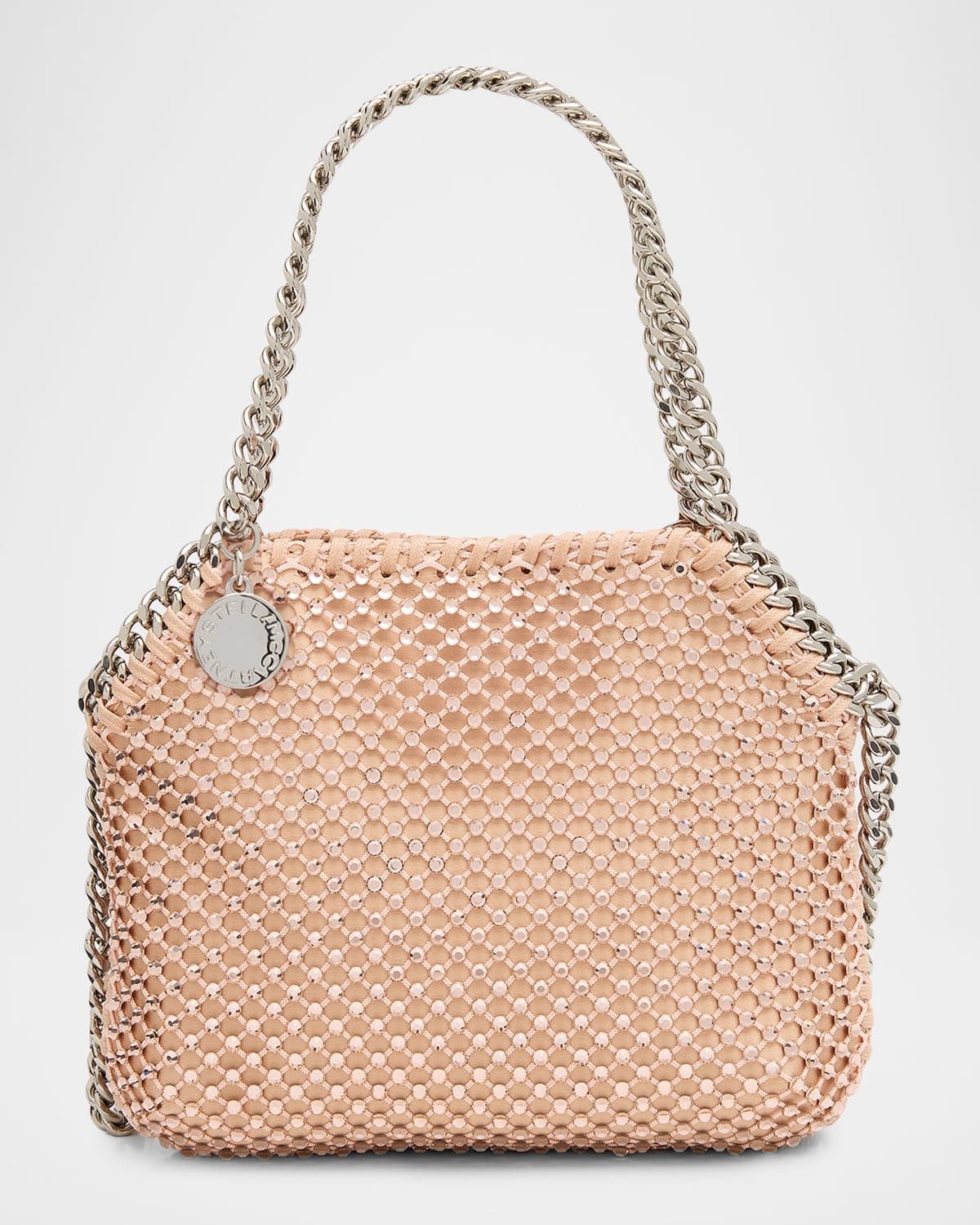 Falabella Mini Crystal Mesh Tote Bag