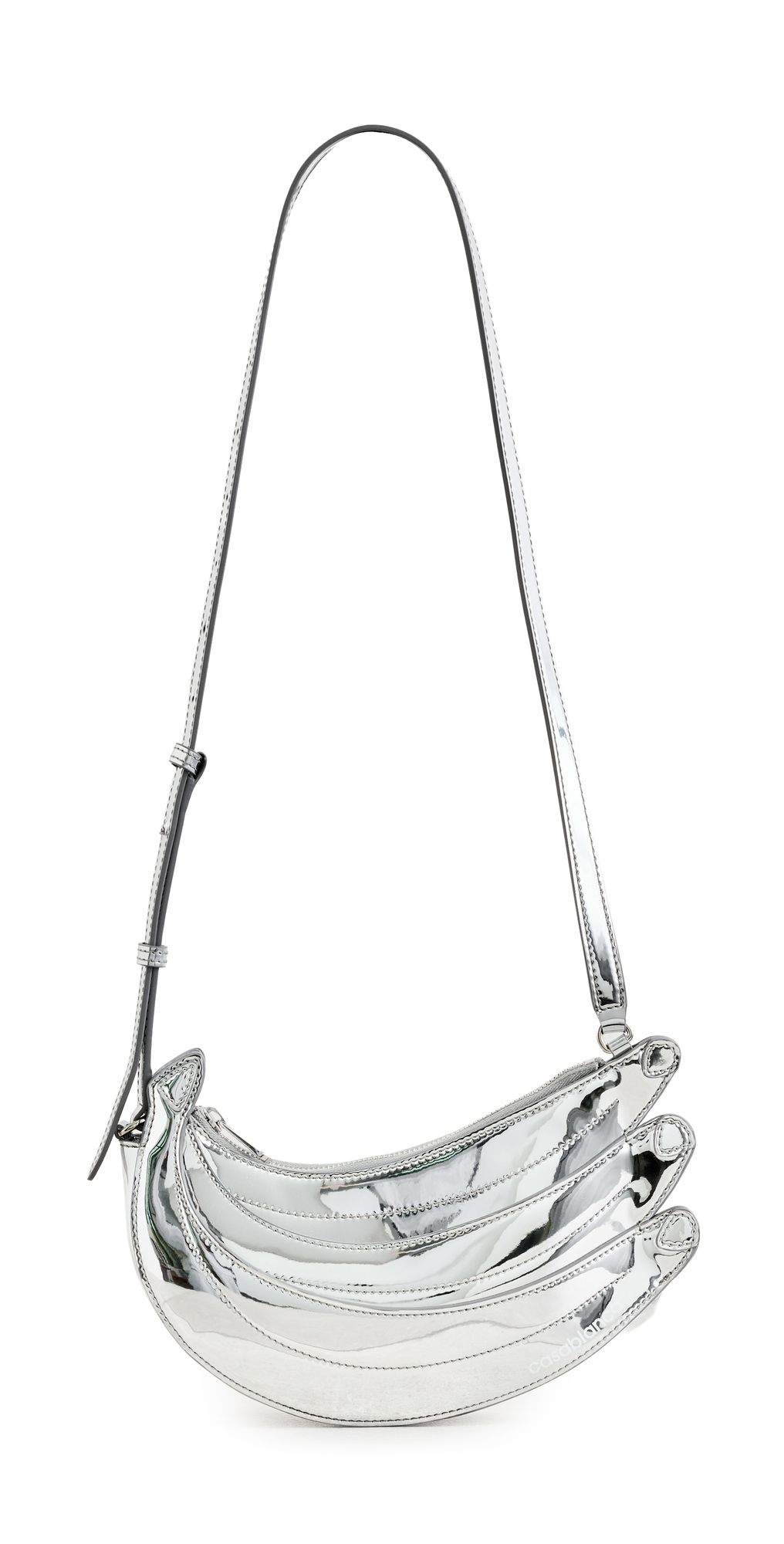 Casablanca Banana Shoulder Bag Silver One Size