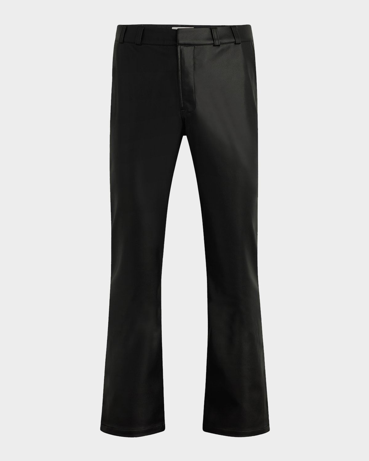 Men & apos;s Walker Vegan Leather Kick-Flare Pants