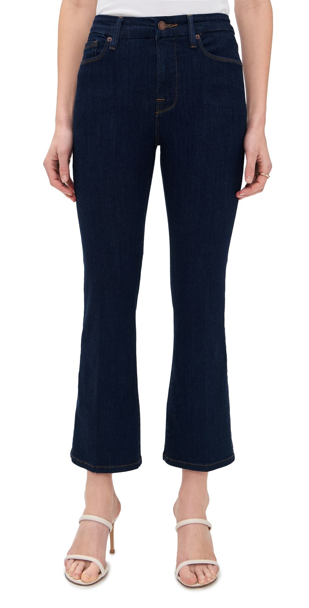 Good American Good Legs Crop Mini Boot Jeans Indigo1153 2