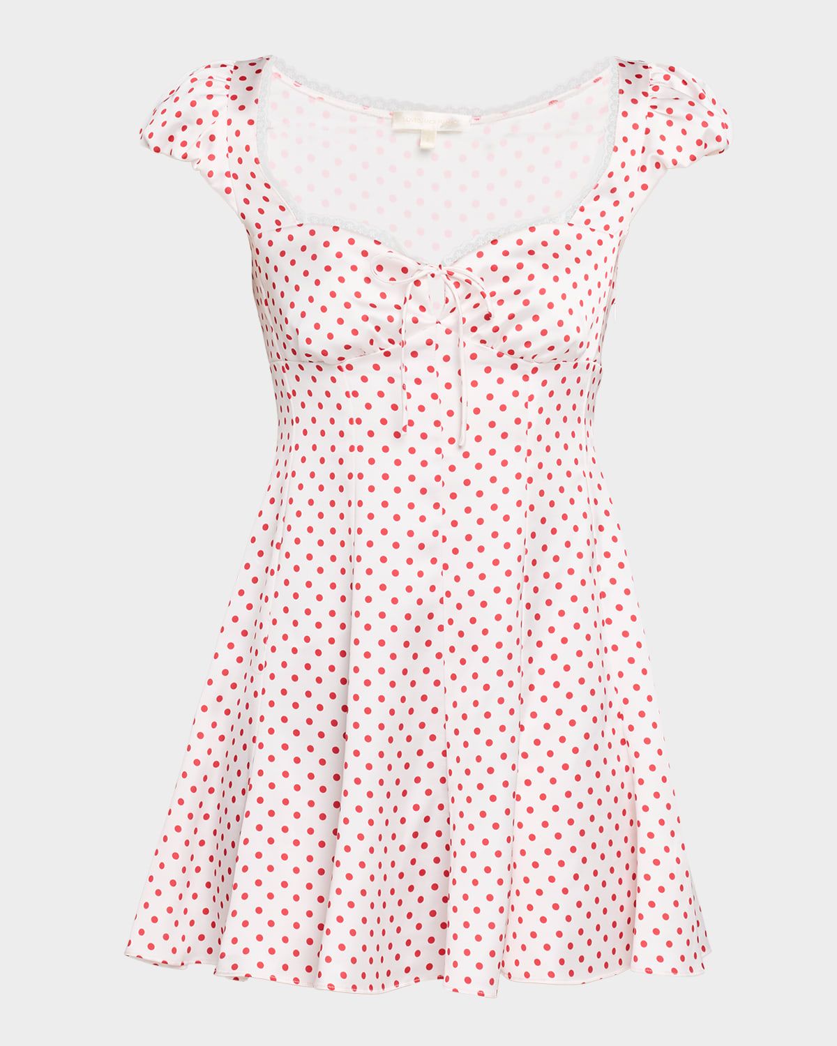 Avine Polka-Dot Mini Dress