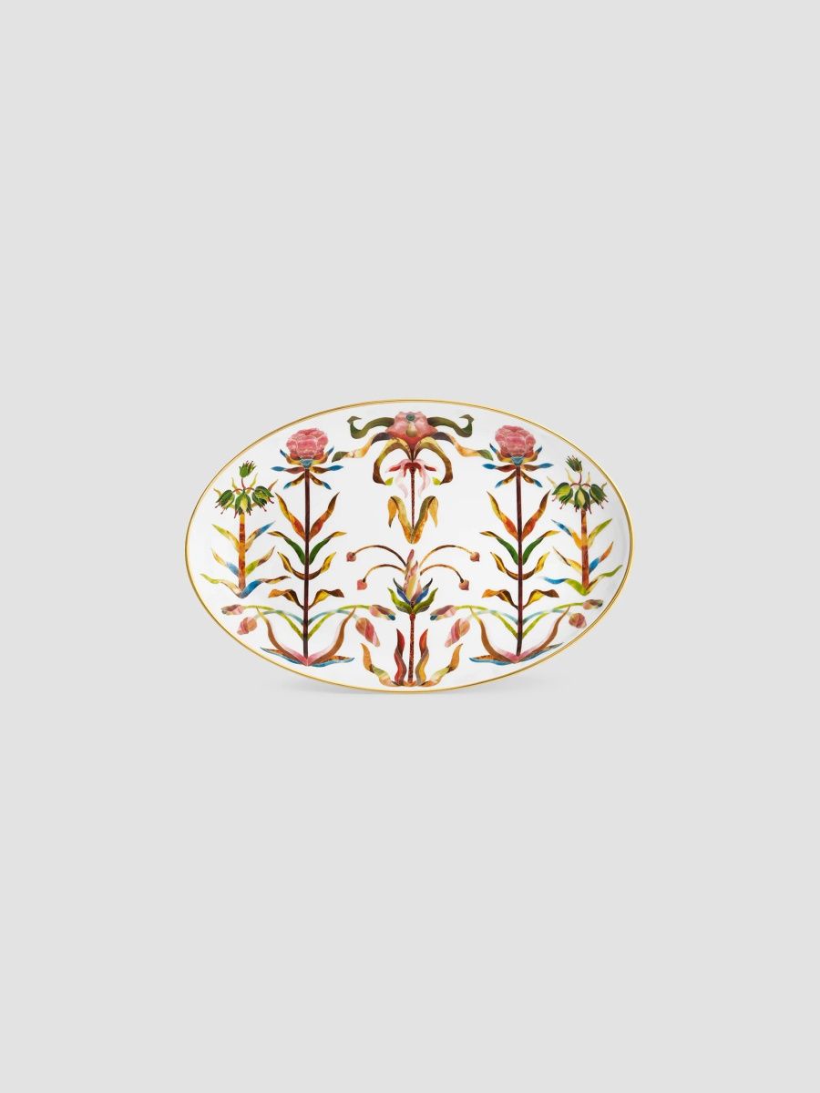 L'Objet Grand Tour Medium Porcelain Oval Platter - White
