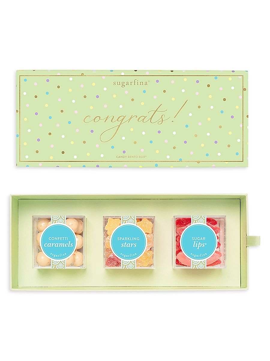 Congrats 3-Piece Candy Bento Box