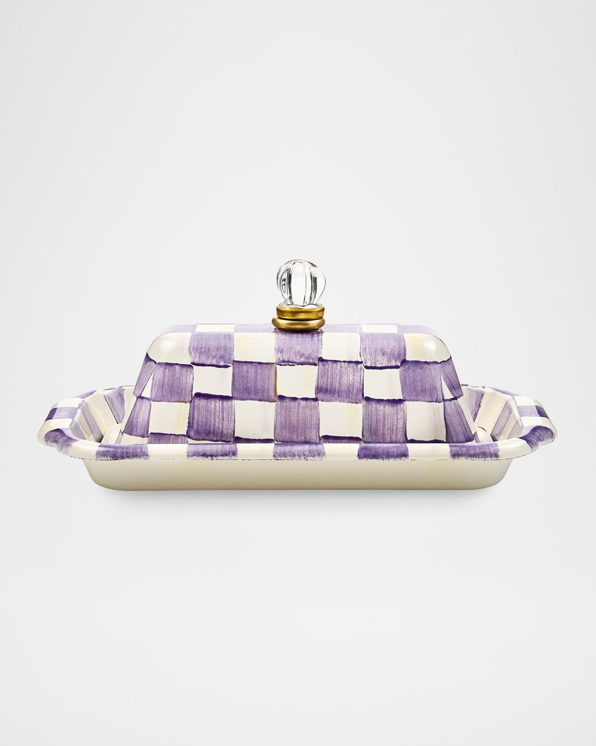 Violet Check Butter Box