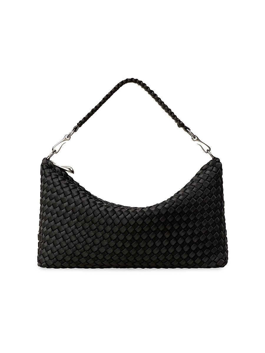 Women's Porto Small Half-Moon Shoulder Bag - Onyx