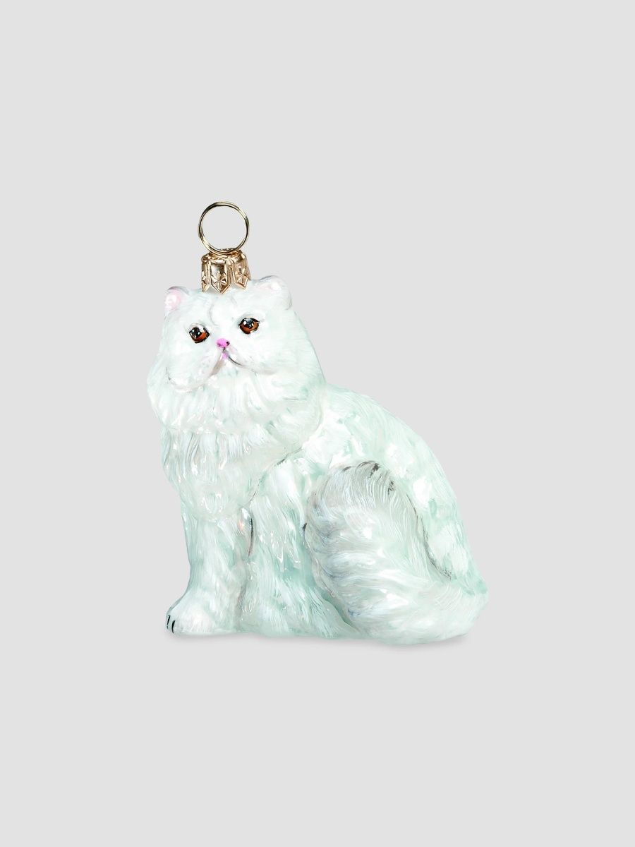Pet Set Persian Cat Glass Ornament
