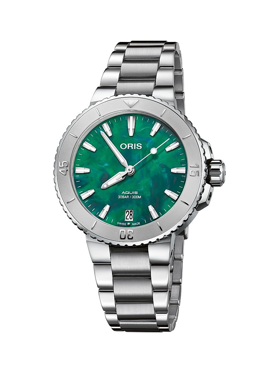 Women's Aquis Stainless Steel Bracelet Watch - Steel