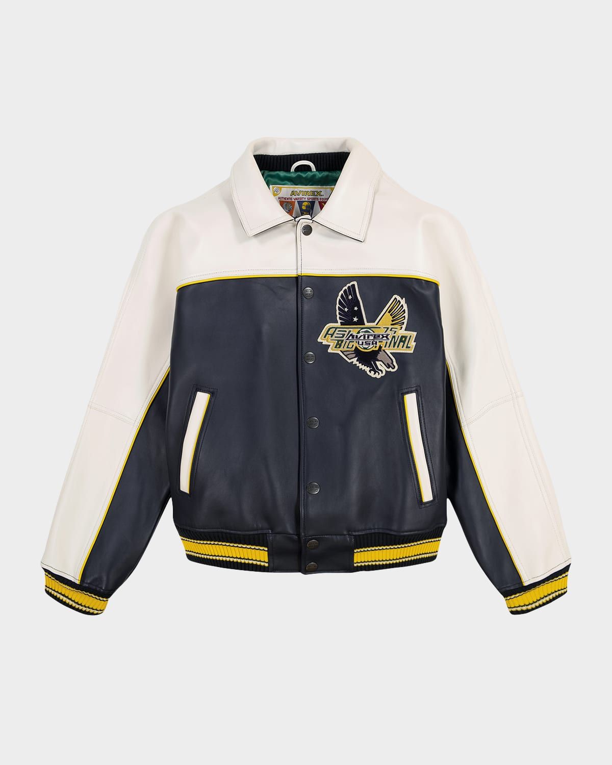 Men & apos;s Soccer League Leather Jacket