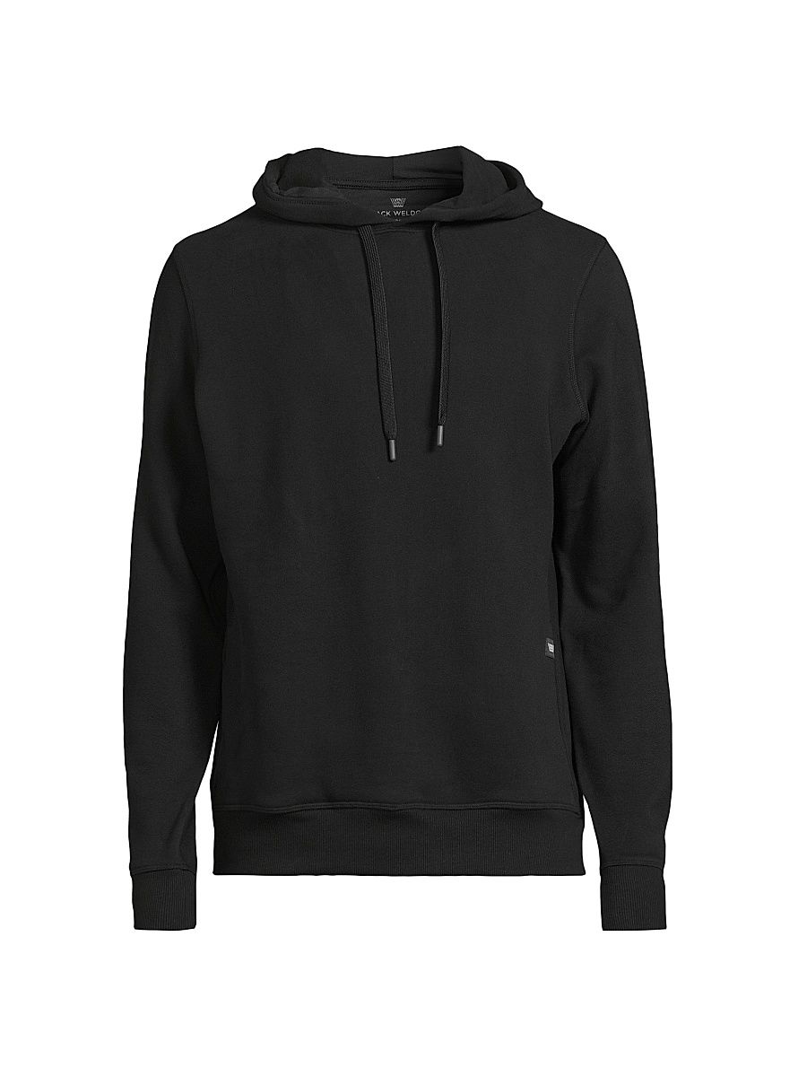 Men's Ace Drawstring Hoodie - True Black - Size Medium