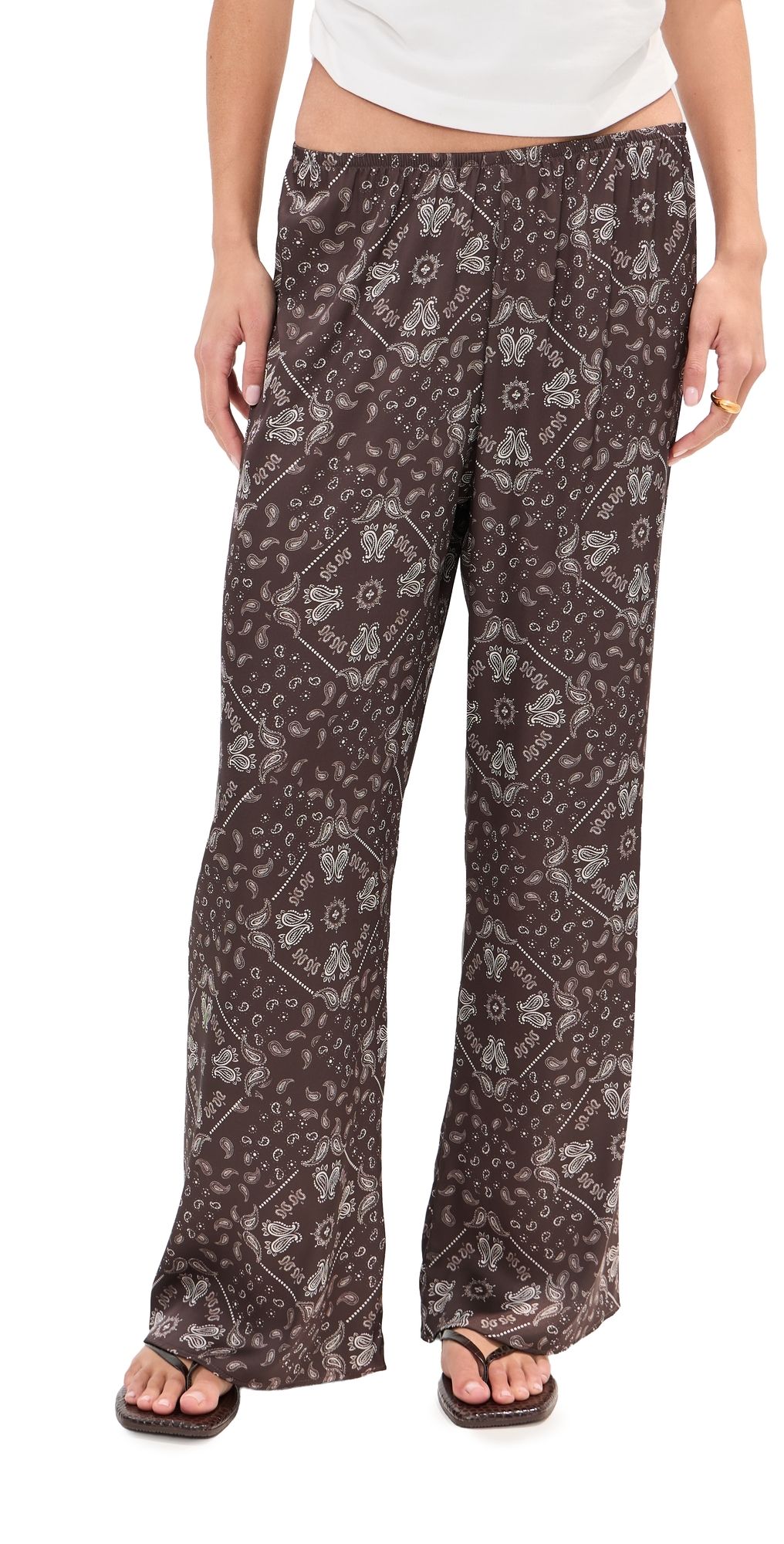 LE BOP Ellie Pants Brown Bandana XXL