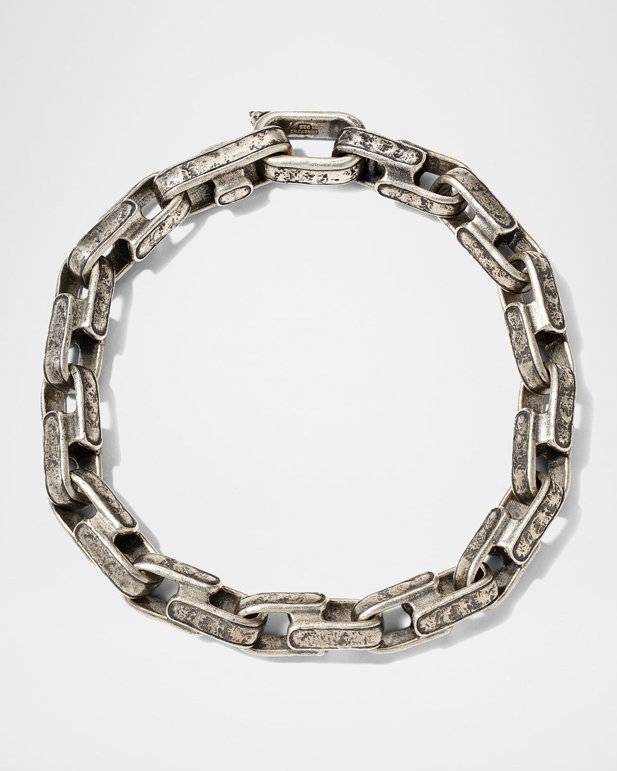 Men & apos;s Artisan Distressed Chain Link Bracelet