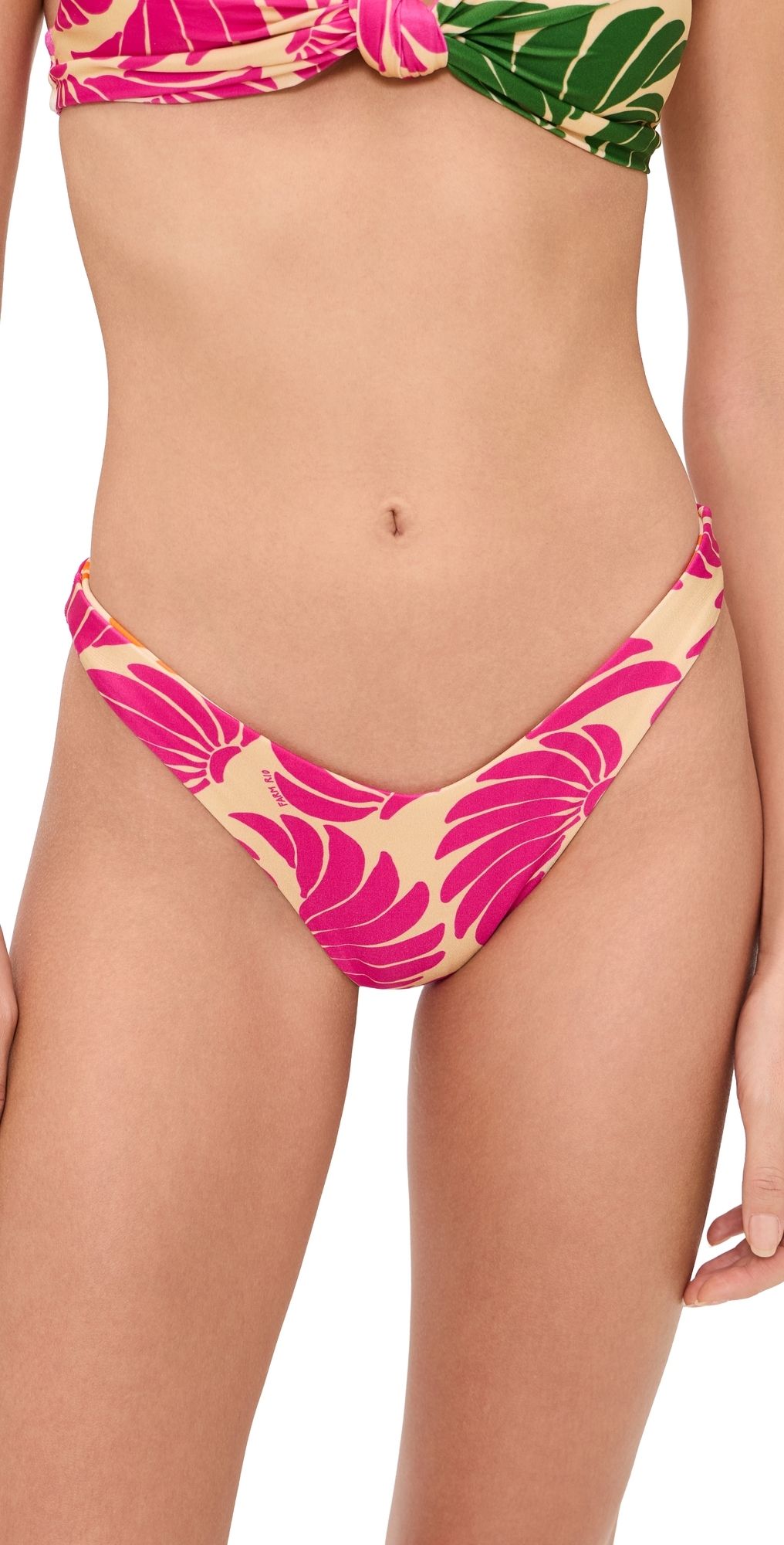 FARM Rio Banana Wings Low Bikini Bottoms Banana Wings Pink S