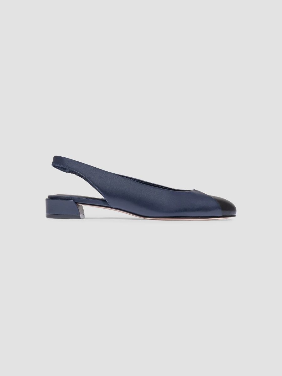 Bernardo Women's Nia Slingback Flats - Dark Navy - Size 11