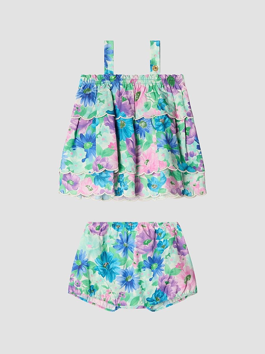 Baby Girl's & Little Girl's The Meadow Poplin Dress - New Born Pink - Size 3