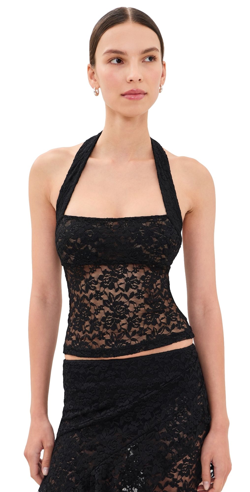 Lioness Palisades Halter Top Noir S