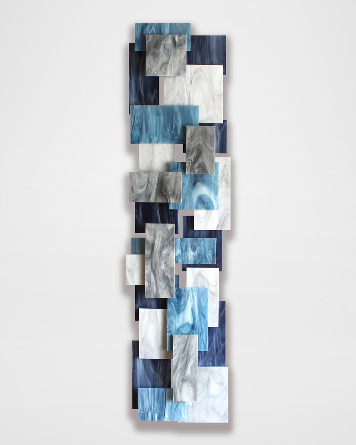 Glass and Metal Wall Sculpture