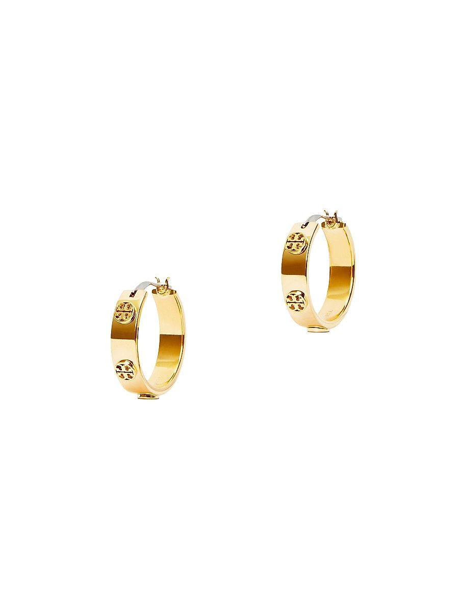 Women's Miller Goldtone Hoop Earrings - Tory Gold