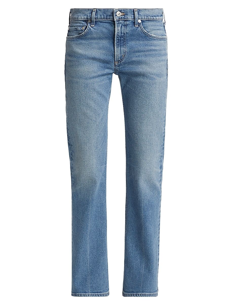 Women's Genova Low-Slung Boot-Cut Jeans - Clairo Medium Indigo - Size 29