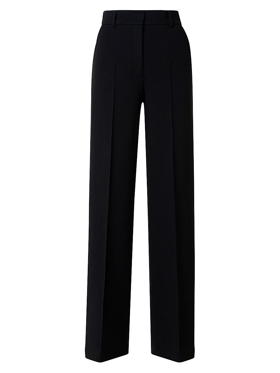 Women's Chiaro Wide-Leg Trousers - Black - Size 16