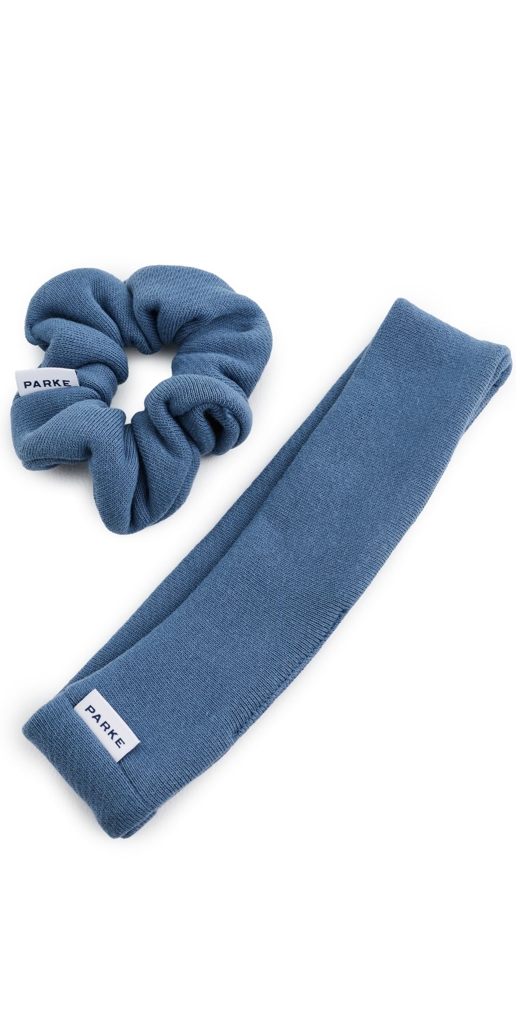 PARKE Two Piece Hair Set Washed Indigo One Size