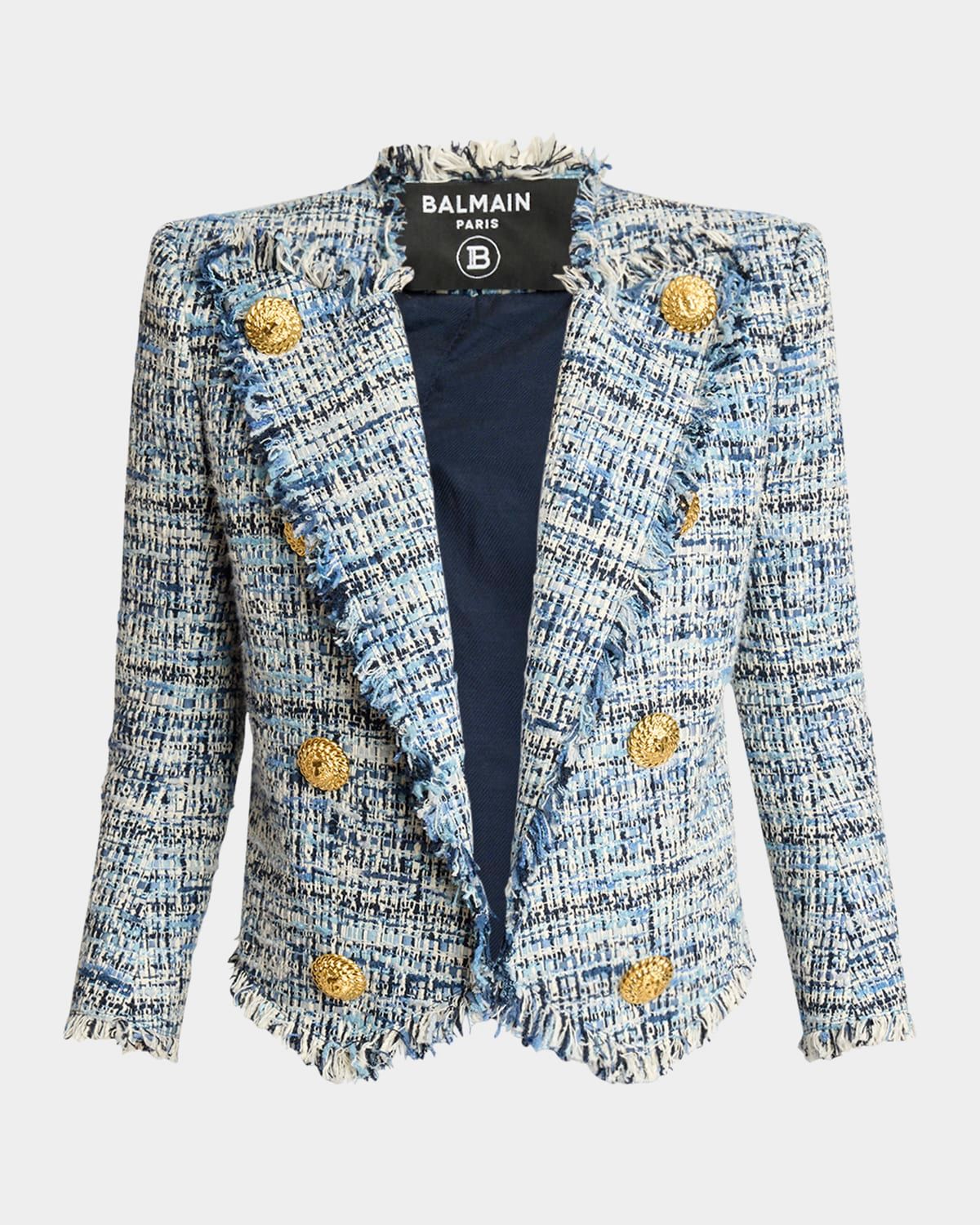 Spencer Side-To-Side Tweed Jacket