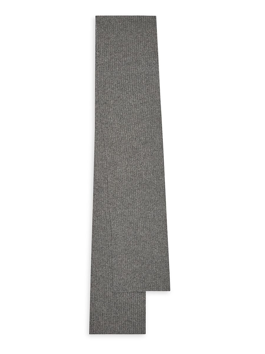 Men's Moyson Alpaca-Wool Scarf - Mid Grey