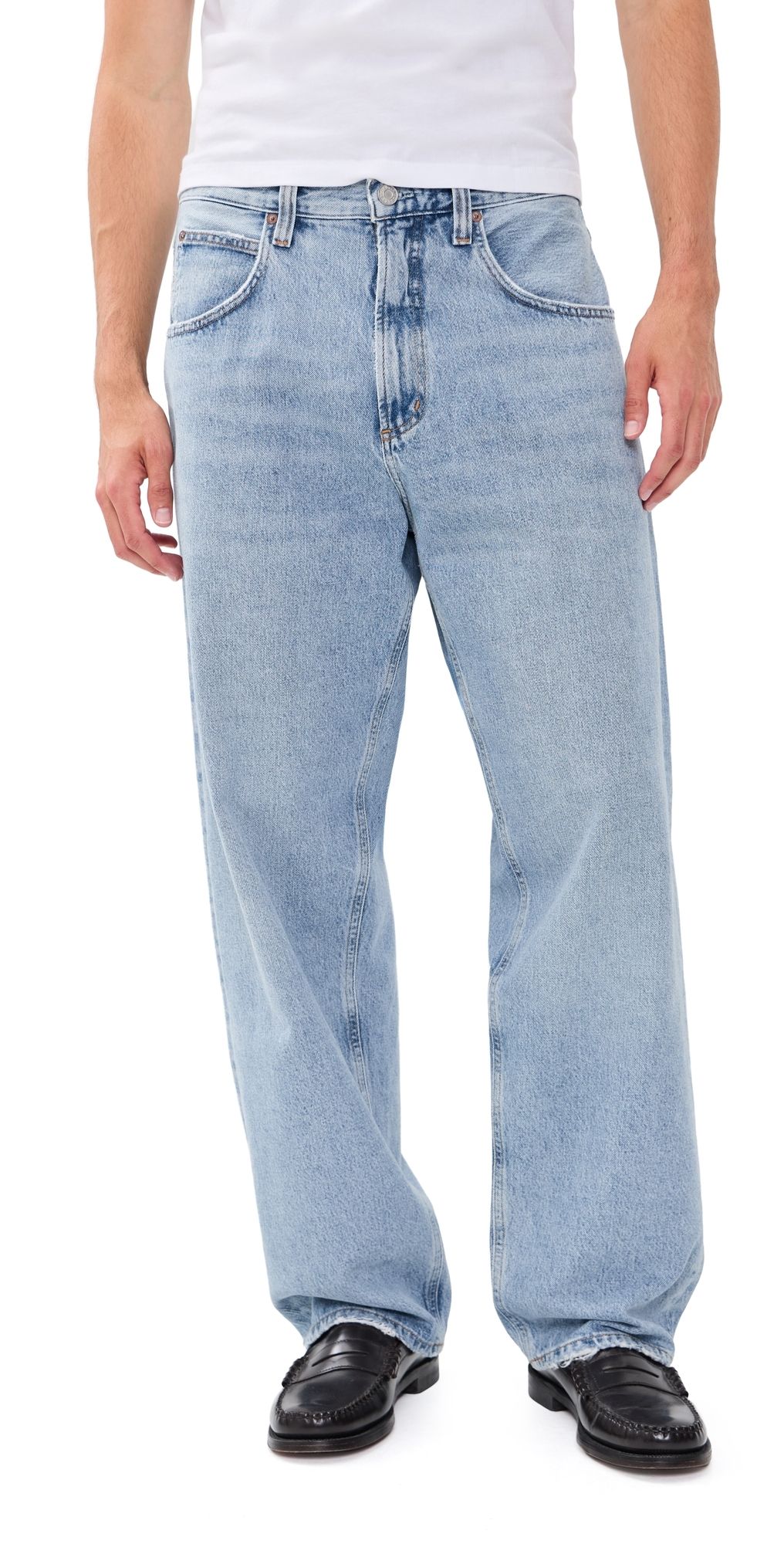 AGOLDE Fusion Low Slung Tapered Fit Jeans 32 Force 34