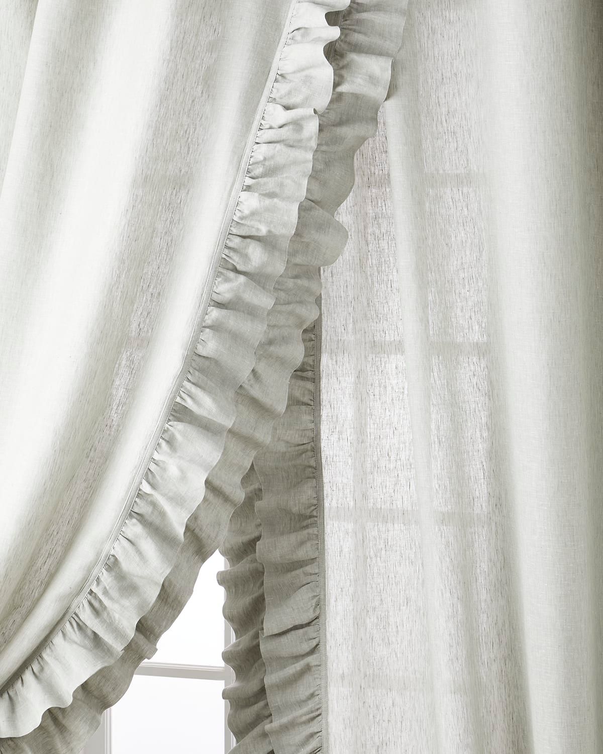 Two Basillo Linen Curtains