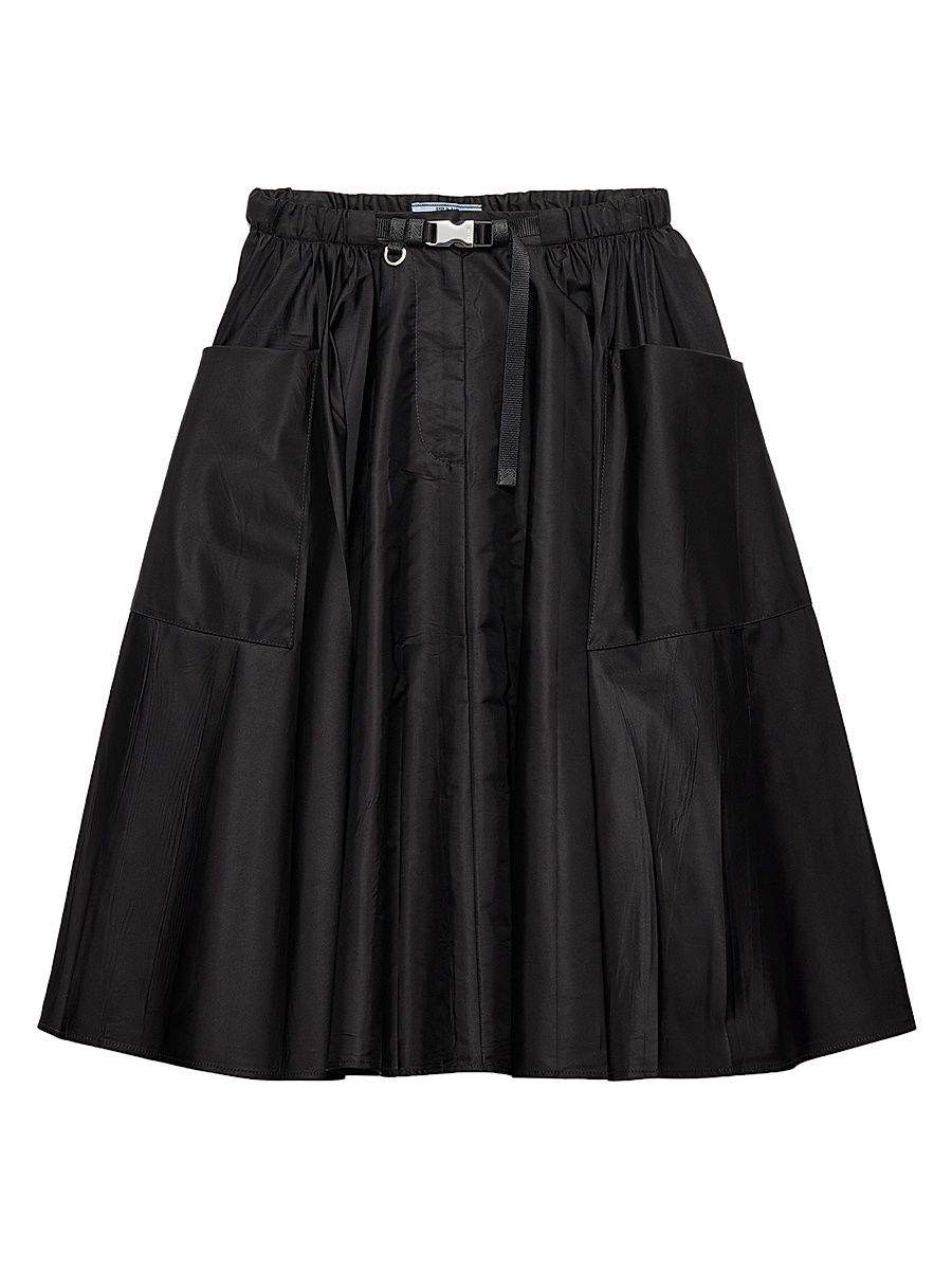 Women's Re-Nylon Circle Skirt - Black - Size 10