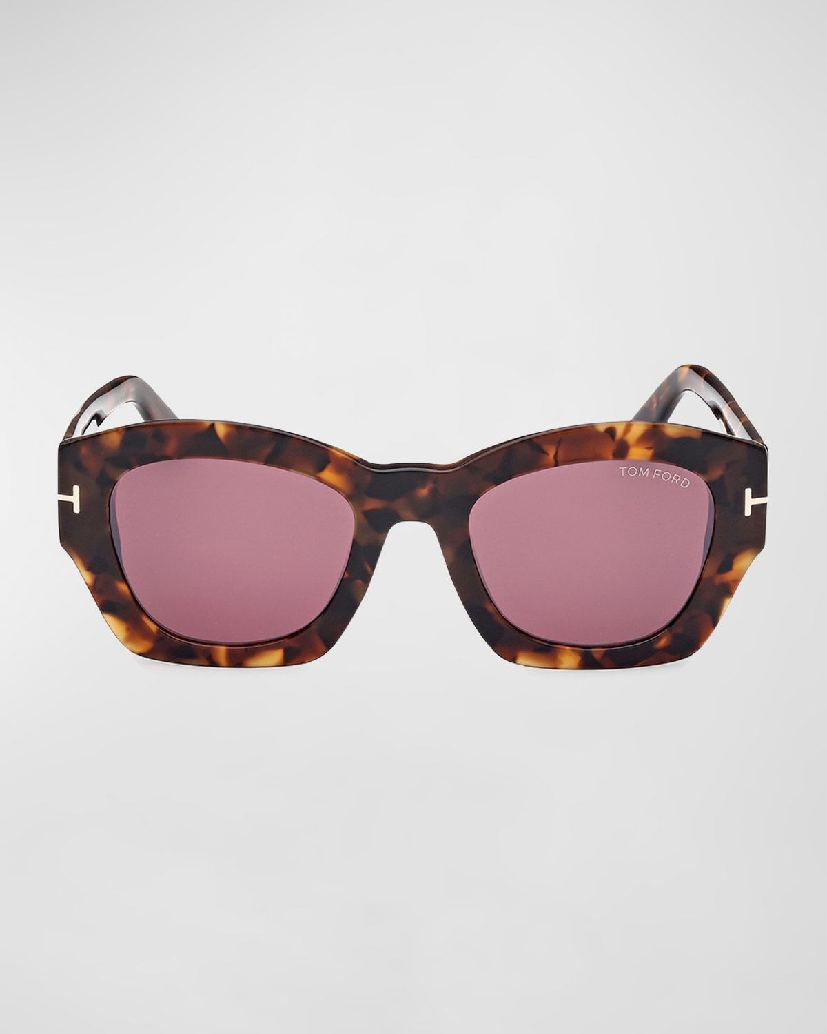 Guilliana Acetate Geometric Sunglasses