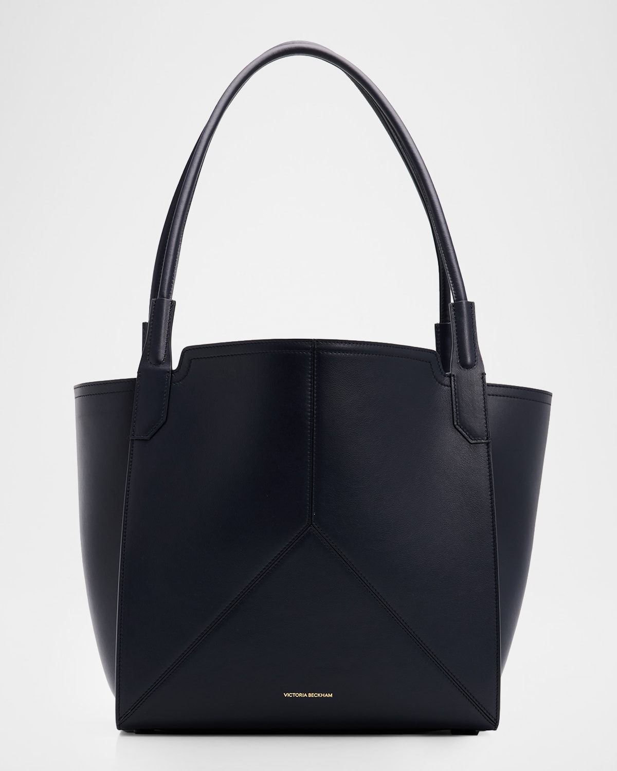 Victoria Mini Leather Top-Handle Bag