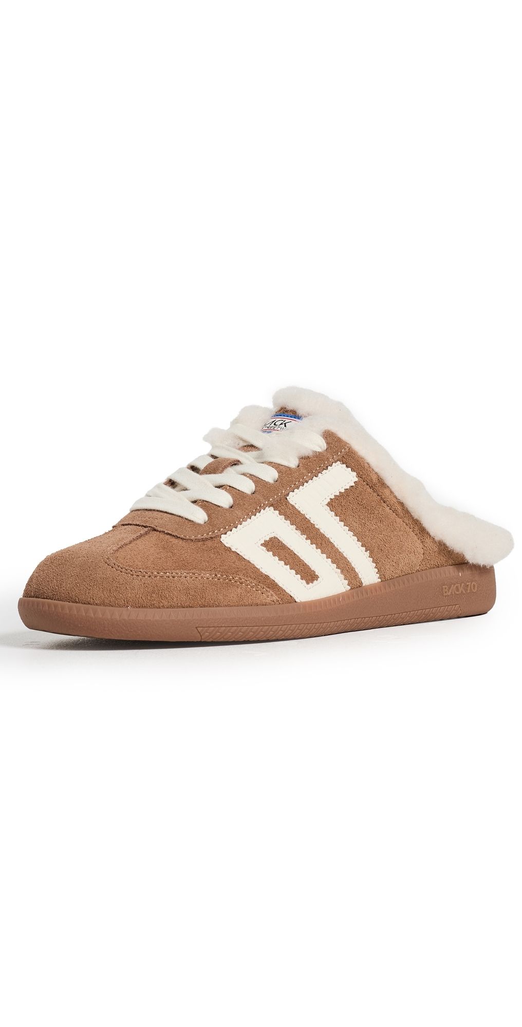 Back 70 Easter FL Sneaker Mules Tobacco White 40