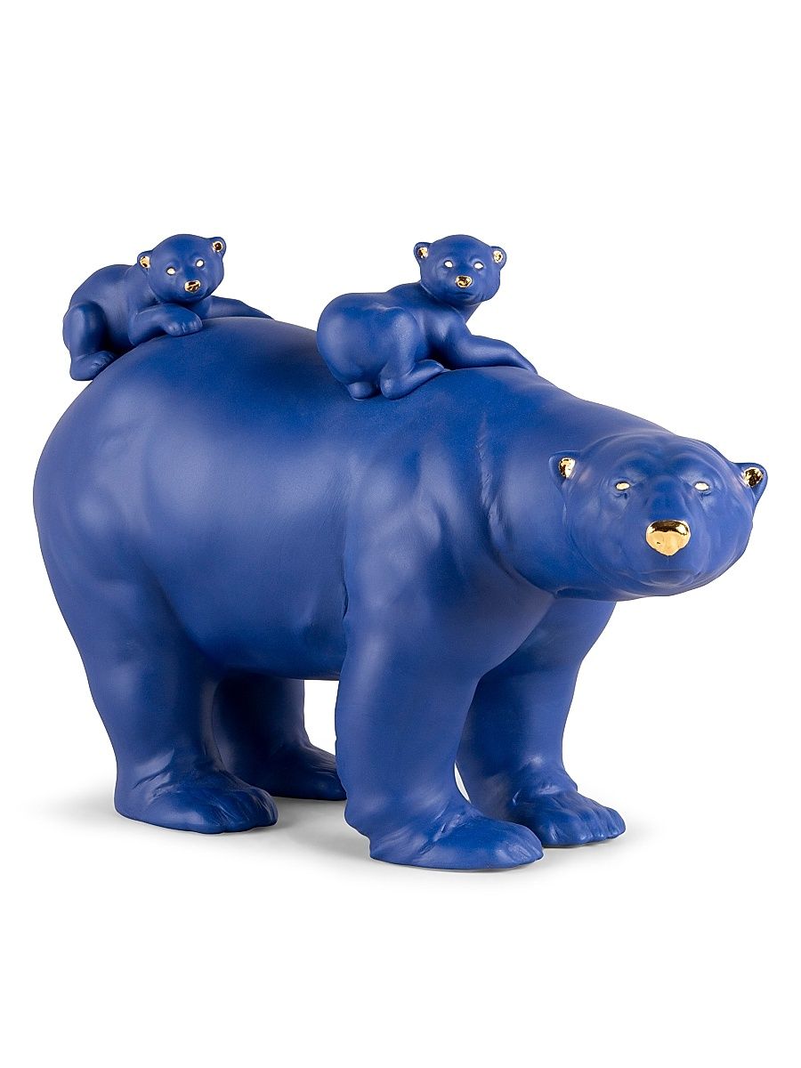 Mummy Bear & Babies Sculpture