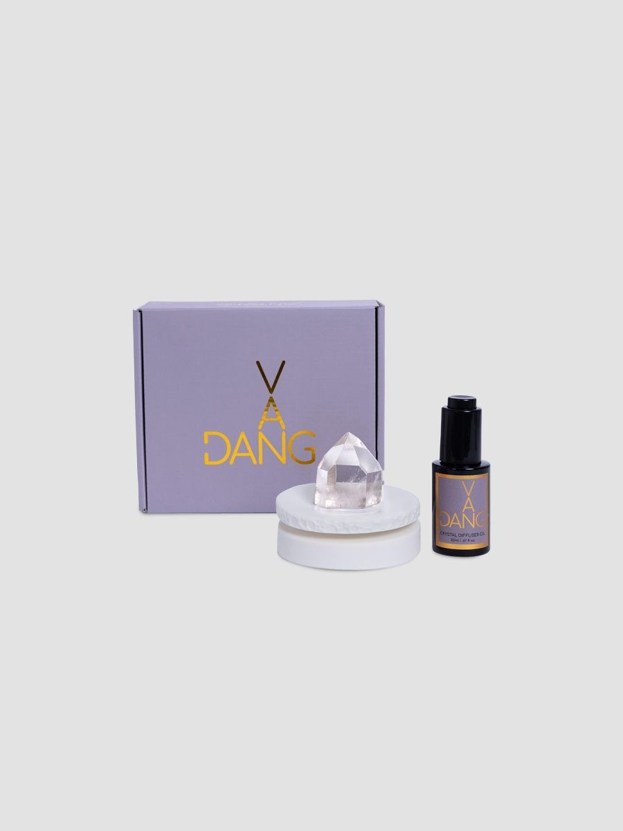 Van Dang Fragrances The Crystal Meditation Set - Clear Quartz & Savannah
