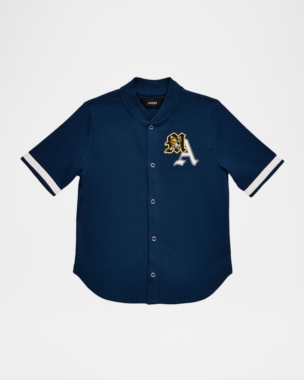 Kid & apos;s Varsity Patch Baseball Shirt, Size 4-12