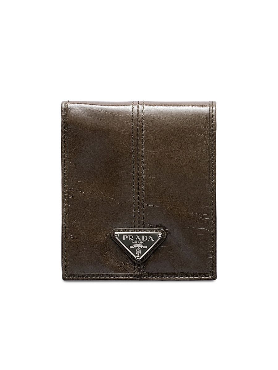 Men's Leather Wallet with Coin Purse - Brown