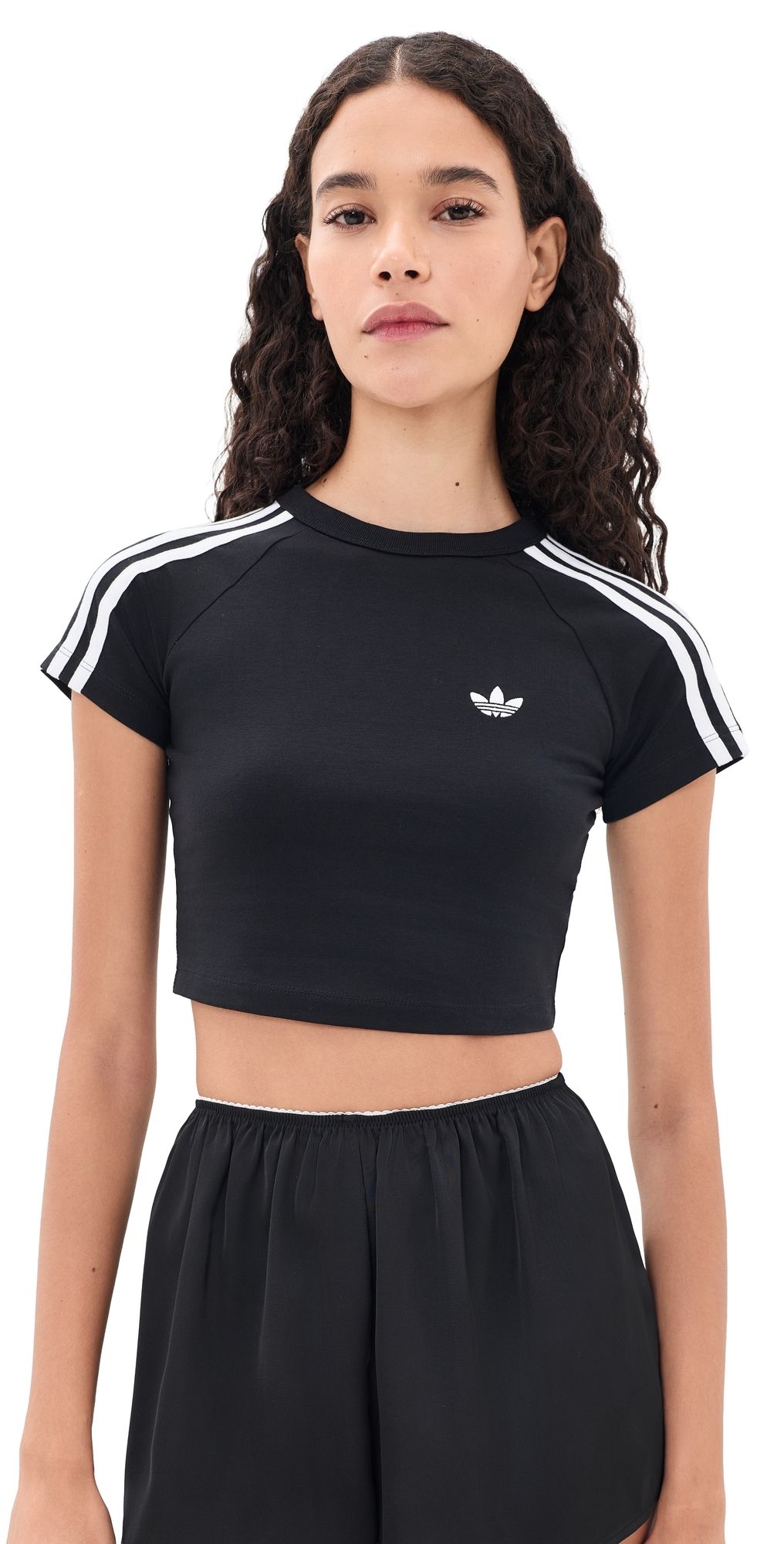 adidas Baby Tee Black/Black/White XXS