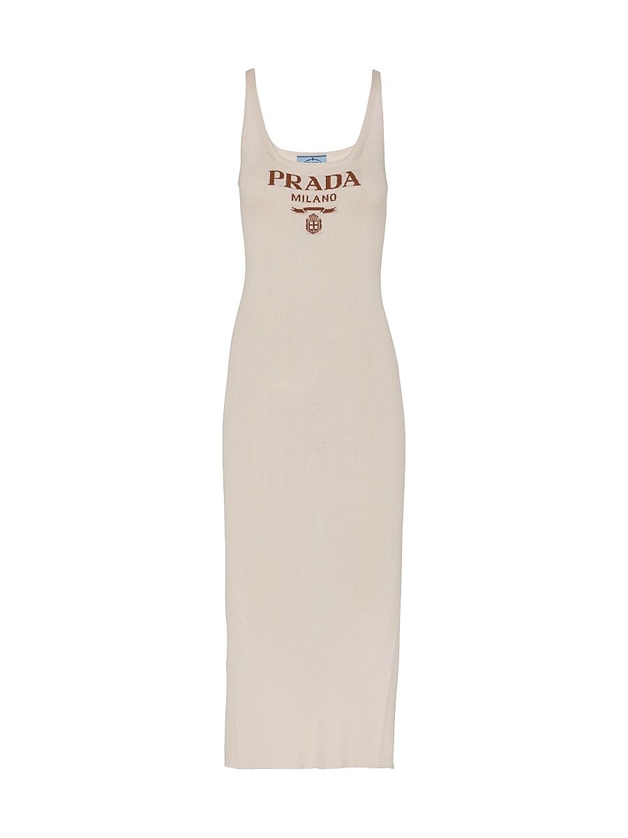 Women's Silk Dress - Beige Khaki - Size 8