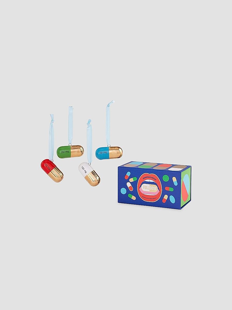 Full Dose 4-Piece Ornament Set