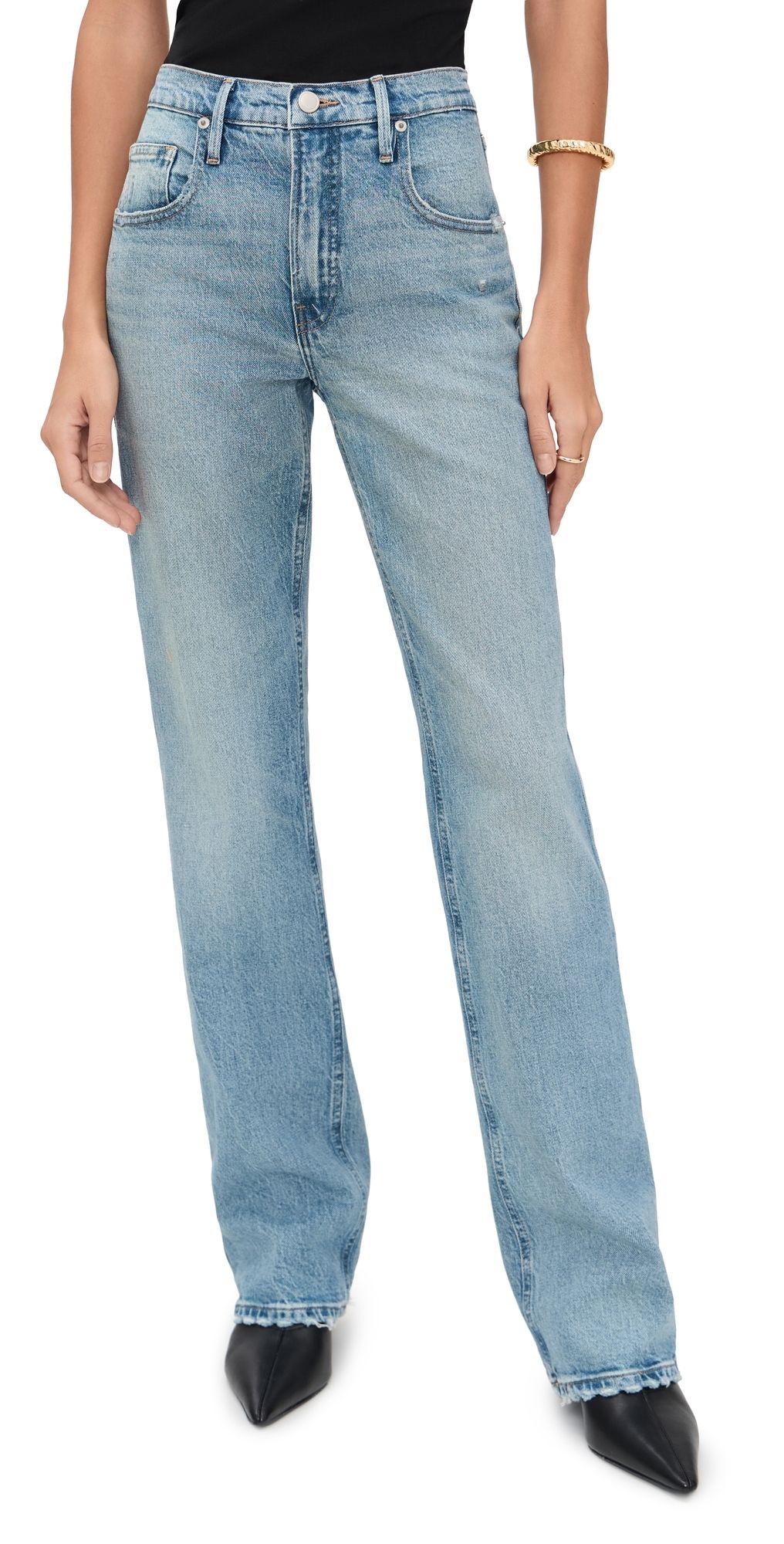 Good American Good Standard Bootcut Jeans Indigo998 18