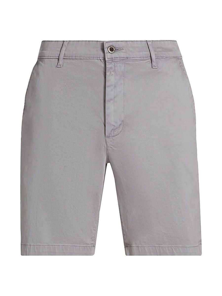Men's Wanderer Sueded Sateen Shorts - Sulfur Coastal Pebble - Size 40