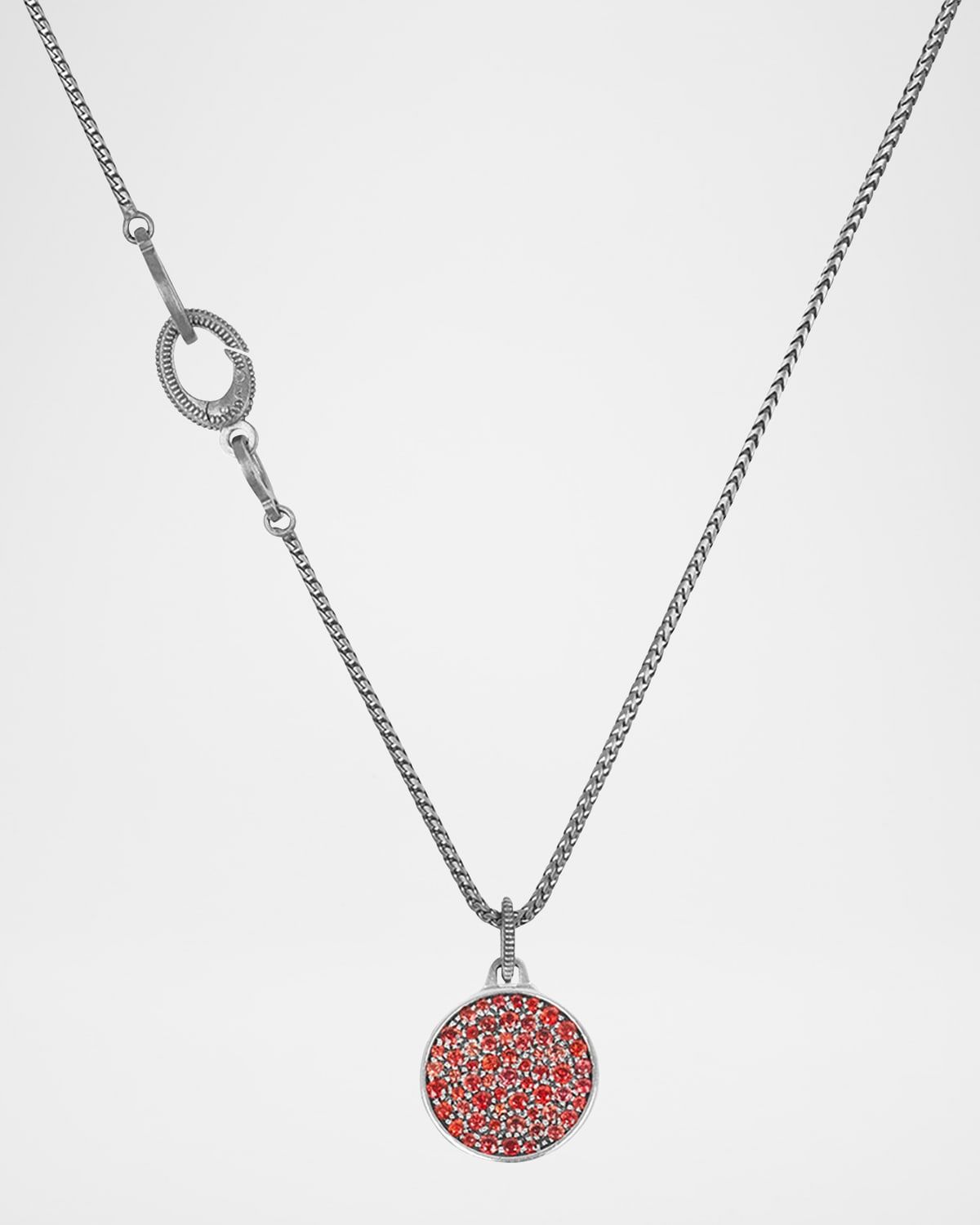 Men & apos;s Moneta Sovereign Disc Pendant Necklace