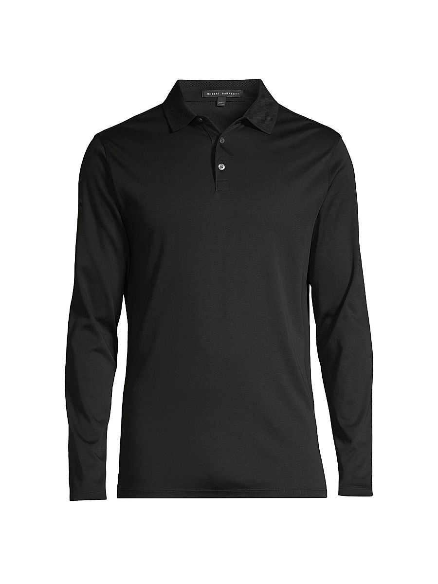 Men's Georgia Polo Shirt - Black - Size XXL